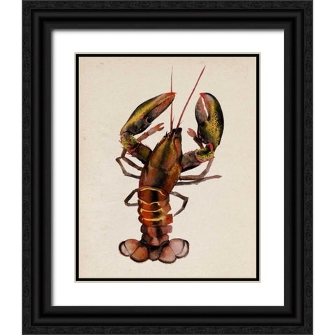 Sea Dweller II Black Ornate Wood Framed Art Print with Double Matting by Popp, Grace