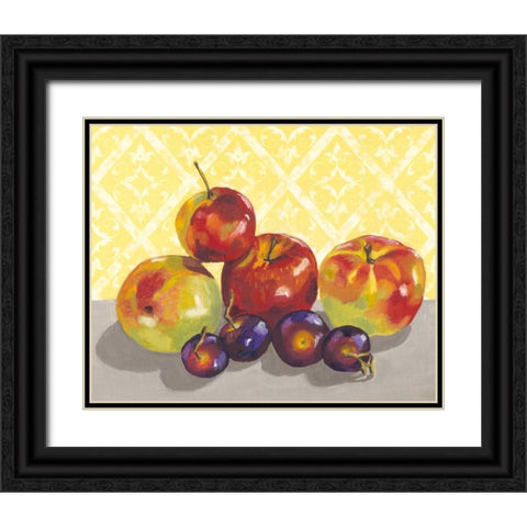 Ripe Fruit II Black Ornate Wood Framed Art Print with Double Matting by Miller, Dianne