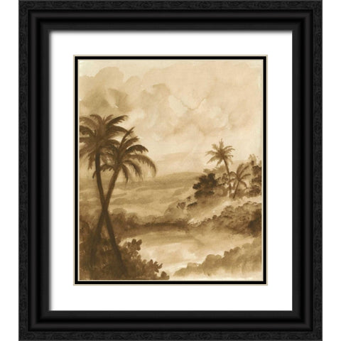 British Tropics I Black Ornate Wood Framed Art Print with Double Matting by McCavitt, Naomi