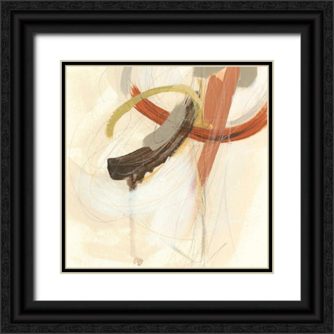 Upstage I Black Ornate Wood Framed Art Print with Double Matting by Vess, June Erica