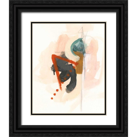 Elements IV Black Ornate Wood Framed Art Print with Double Matting by Vess, June Erica