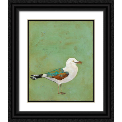 Vibrant Shorebird II Black Ornate Wood Framed Art Print with Double Matting by Altug, Mehmet