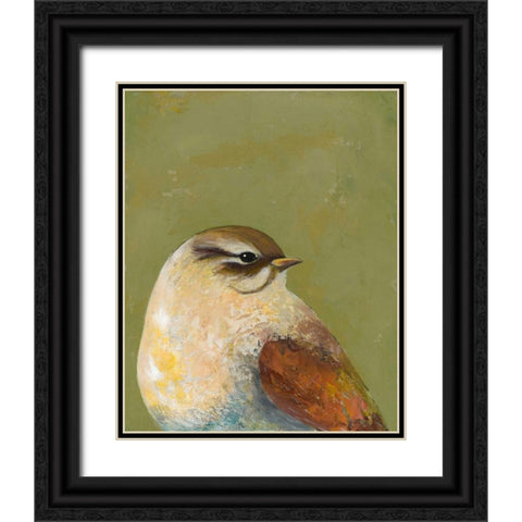 Bird Portrait I Black Ornate Wood Framed Art Print with Double Matting by Altug, Mehmet