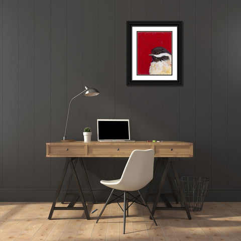 Bird Portrait II Black Ornate Wood Framed Art Print with Double Matting by Altug, Mehmet