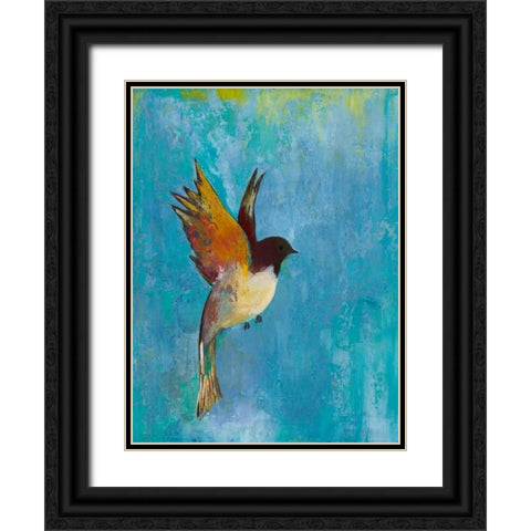 Bright Wings I Black Ornate Wood Framed Art Print with Double Matting by Altug, Mehmet