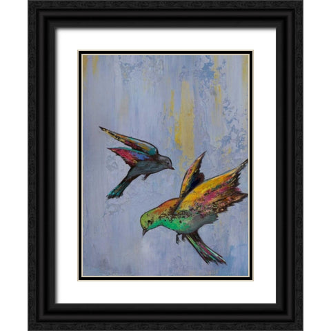 Bright Wings II Black Ornate Wood Framed Art Print with Double Matting by Altug, Mehmet