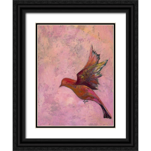 Bright Wings III Black Ornate Wood Framed Art Print with Double Matting by Altug, Mehmet