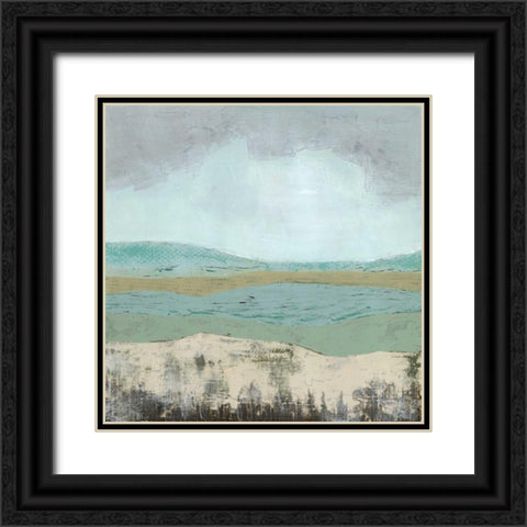 Pastel Mooreland I Black Ornate Wood Framed Art Print with Double Matting by Popp, Grace