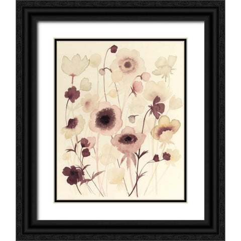 Anemone Haze II Black Ornate Wood Framed Art Print with Double Matting by Popp, Grace