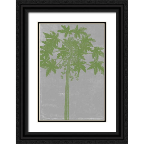 Chromatic Palms IX Black Ornate Wood Framed Art Print with Double Matting by Goldberger, Jennifer