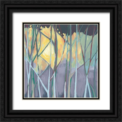 Tangled Twilight I Black Ornate Wood Framed Art Print with Double Matting by Popp, Grace