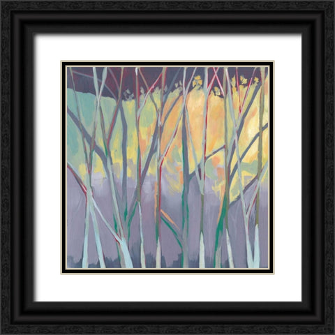 Tangled Twilight II Black Ornate Wood Framed Art Print with Double Matting by Popp, Grace