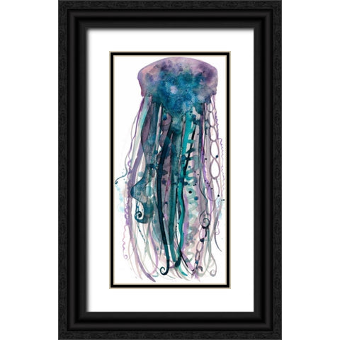 Tentacles IV Black Ornate Wood Framed Art Print with Double Matting by Popp, Grace
