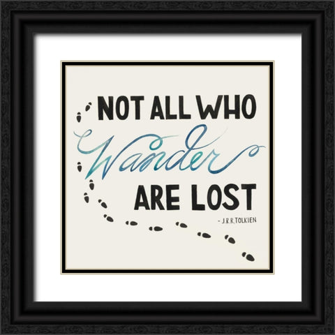 Road Trip III Black Ornate Wood Framed Art Print with Double Matting by Popp, Grace