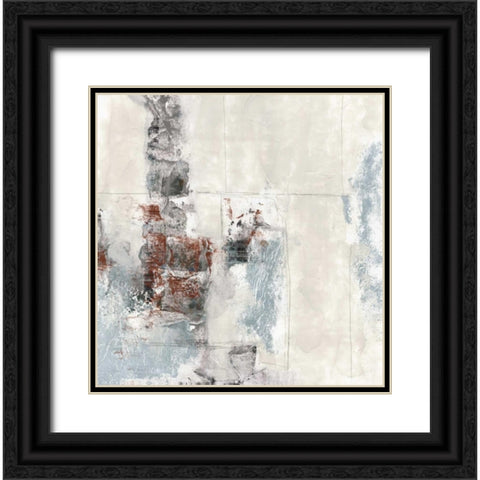 White Wash II Black Ornate Wood Framed Art Print with Double Matting by Goldberger, Jennifer