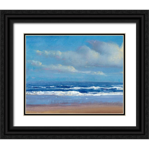 Shoreline Light I Black Ornate Wood Framed Art Print with Double Matting by OToole, Tim