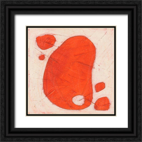 Spectrum Hieroglyph VI Black Ornate Wood Framed Art Print with Double Matting by Vess, June Erica