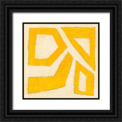 Spectrum Hieroglyph VIII Black Ornate Wood Framed Art Print with Double Matting by Vess, June Erica