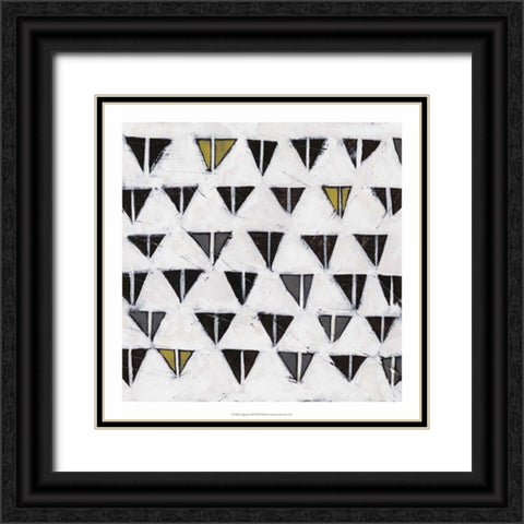 Algorithm VIII Black Ornate Wood Framed Art Print with Double Matting by Vess, June Erica