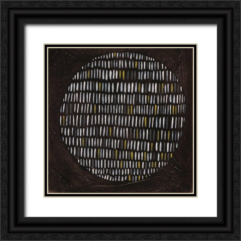 Algorithm XI Black Ornate Wood Framed Art Print with Double Matting by Vess, June Erica