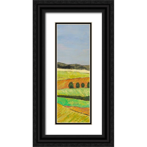 Pastel Hills II Black Ornate Wood Framed Art Print with Double Matting by Altug, Mehmet