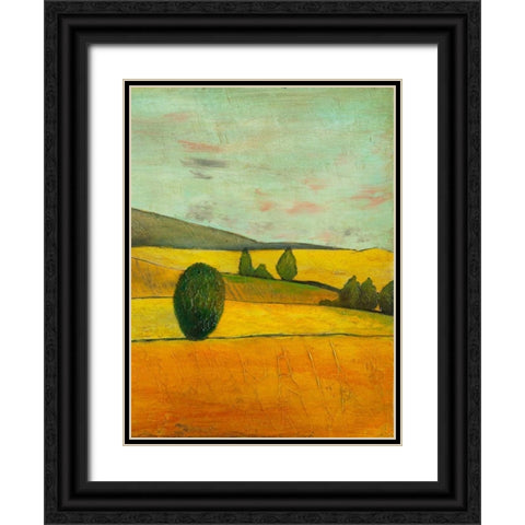 Pastel Hills IV Black Ornate Wood Framed Art Print with Double Matting by Altug, Mehmet