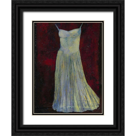 White Dress II Black Ornate Wood Framed Art Print with Double Matting by Altug, Mehmet