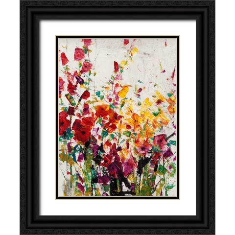 Wildflowers Blooming I Black Ornate Wood Framed Art Print with Double Matting by OToole, Tim