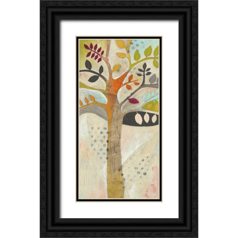 Forest Spectrum I Black Ornate Wood Framed Art Print with Double Matting by Vess, June Erica