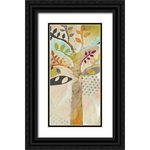 Forest Spectrum II Black Ornate Wood Framed Art Print with Double Matting by Vess, June Erica