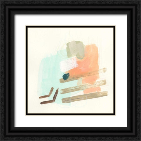 Key Note Shuffle I Black Ornate Wood Framed Art Print with Double Matting by Vess, June Erica