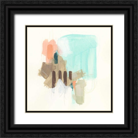 Key Note Shuffle IV Black Ornate Wood Framed Art Print with Double Matting by Vess, June Erica