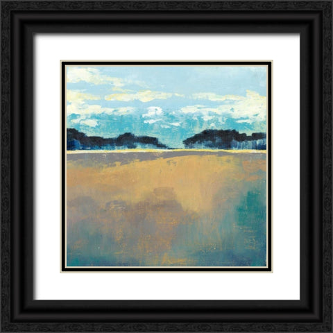 Aureate Seascape II Black Ornate Wood Framed Art Print with Double Matting by Popp, Grace