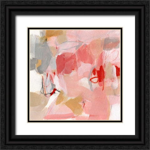 Strawberry Dreams Black Ornate Wood Framed Art Print with Double Matting by Long, Christina