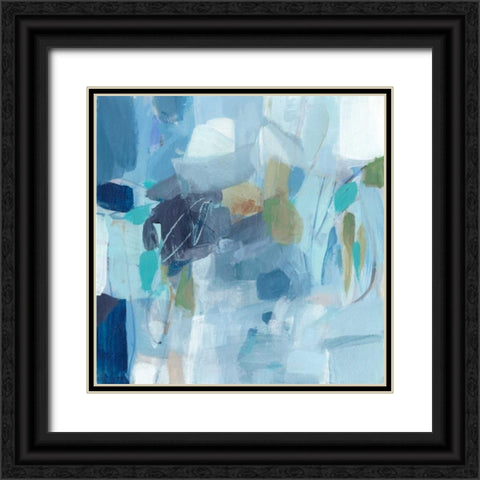 Waiting in Line Black Ornate Wood Framed Art Print with Double Matting by Long, Christina