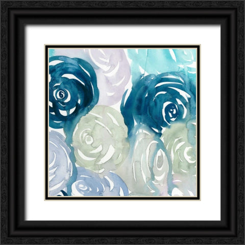 Watercolor Crush I Black Ornate Wood Framed Art Print with Double Matting by Popp, Grace