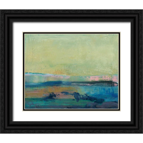 Vintage Landscapes II Black Ornate Wood Framed Art Print with Double Matting by Fuchs, Jodi