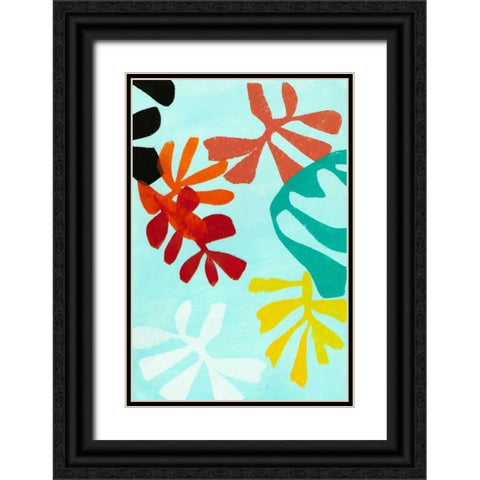 Tropicalia I Black Ornate Wood Framed Art Print with Double Matting by Fuchs, Jodi