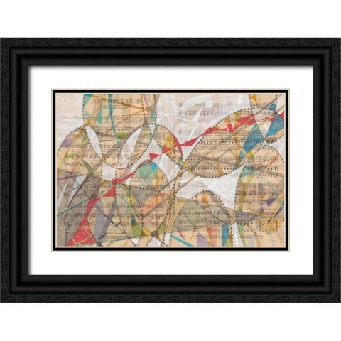 Dont Fence Me In Black Ornate Wood Framed Art Print with Double Matting by Galapon, Nikki