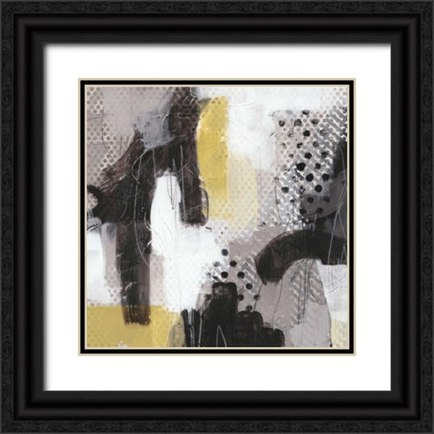 Tonal Gesture I Black Ornate Wood Framed Art Print with Double Matting by Vess, June Erica
