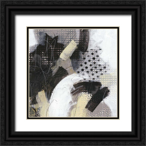 Tonal Gesture IV Black Ornate Wood Framed Art Print with Double Matting by Vess, June Erica