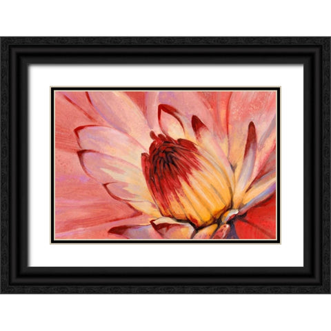 Micro Floral I Black Ornate Wood Framed Art Print with Double Matting by OToole, Tim