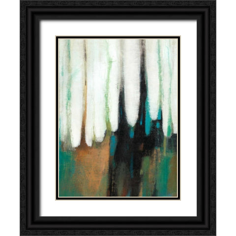 Falling Colors I Black Ornate Wood Framed Art Print with Double Matting by OToole, Tim