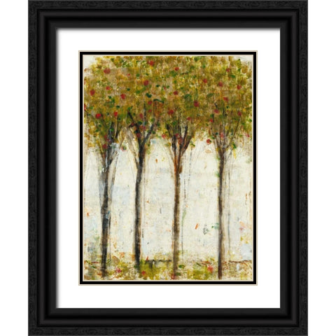 Apple Orchard I Black Ornate Wood Framed Art Print with Double Matting by OToole, Tim