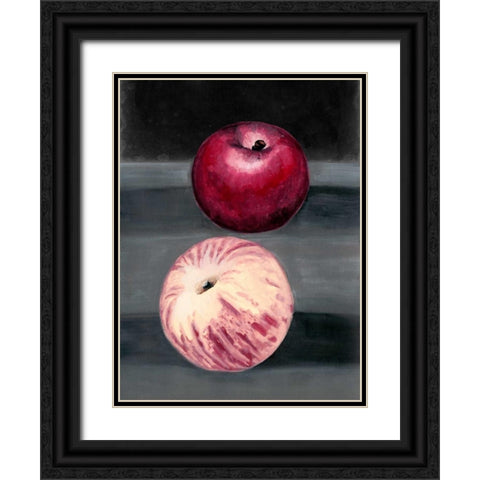 Fruit on Shelf III Black Ornate Wood Framed Art Print with Double Matting by McCavitt, Naomi