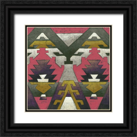 Wayfarer IV Black Ornate Wood Framed Art Print with Double Matting by Zarris, Chariklia