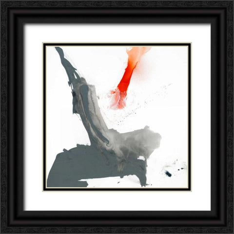 Minimal II Black Ornate Wood Framed Art Print with Double Matting by Jasper, Sisa