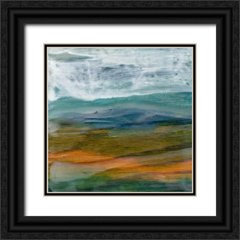 Misty Mountain I Black Ornate Wood Framed Art Print with Double Matting by Ludwig, Alicia