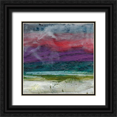 Red Sky at Night II Black Ornate Wood Framed Art Print with Double Matting by Ludwig, Alicia