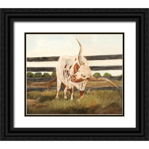Itchin and a Scratchin II Black Ornate Wood Framed Art Print with Double Matting by Winkler, Kathy